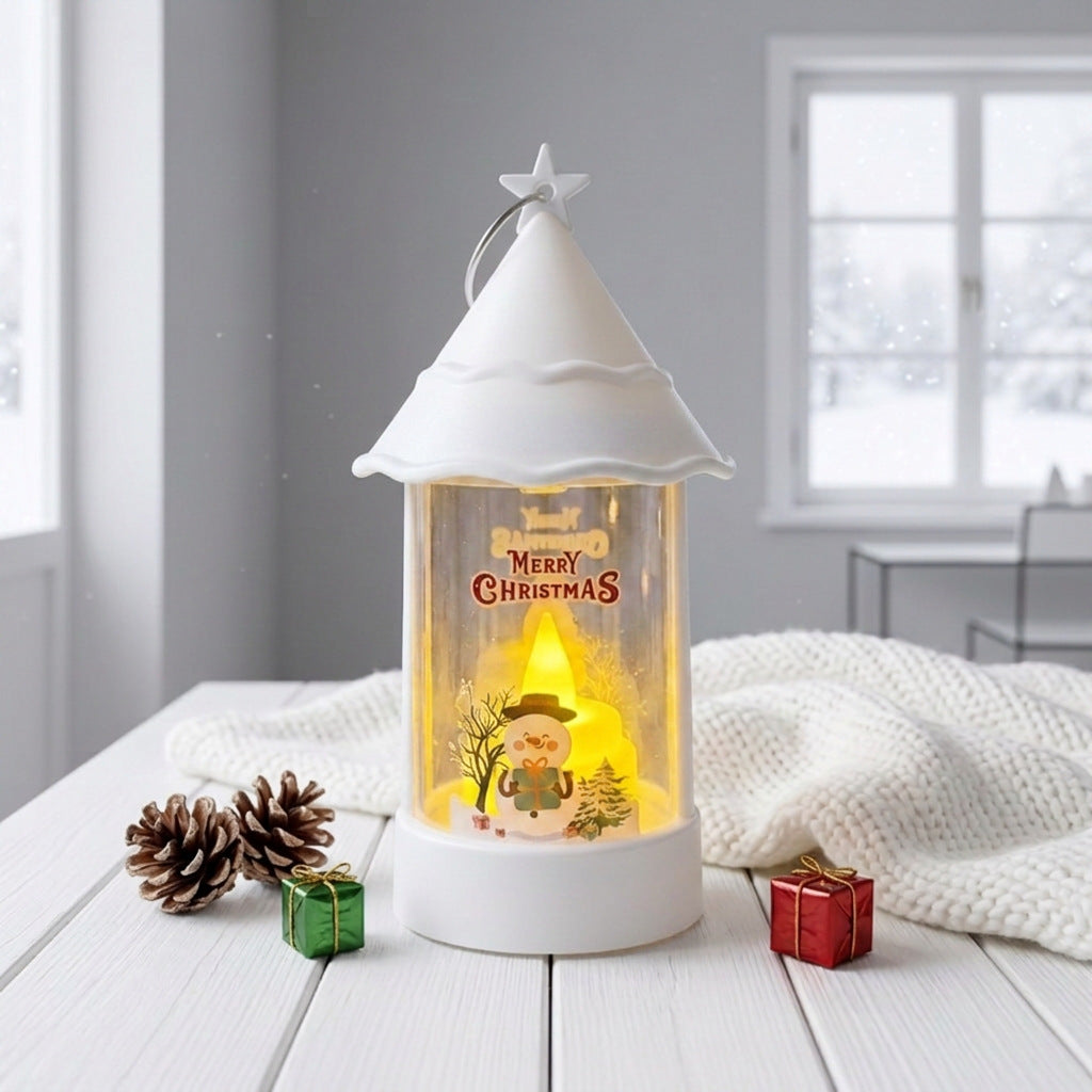 Christmas lantern with LED lighting