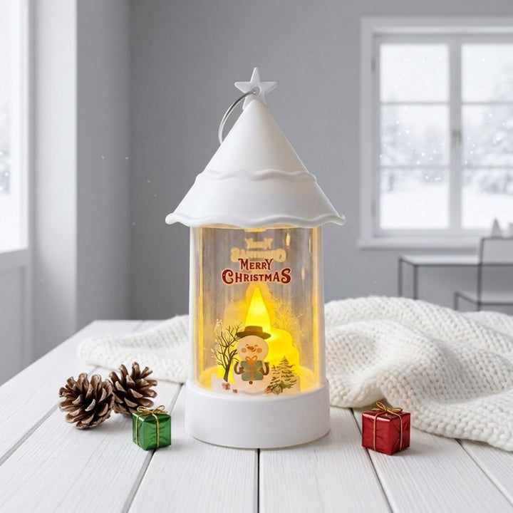 Christmas lantern with LED lighting