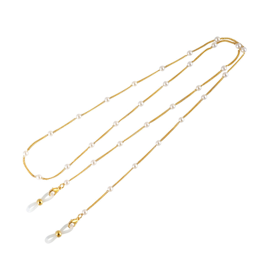 Elegant Pearled Eyewear Holder Kalsten