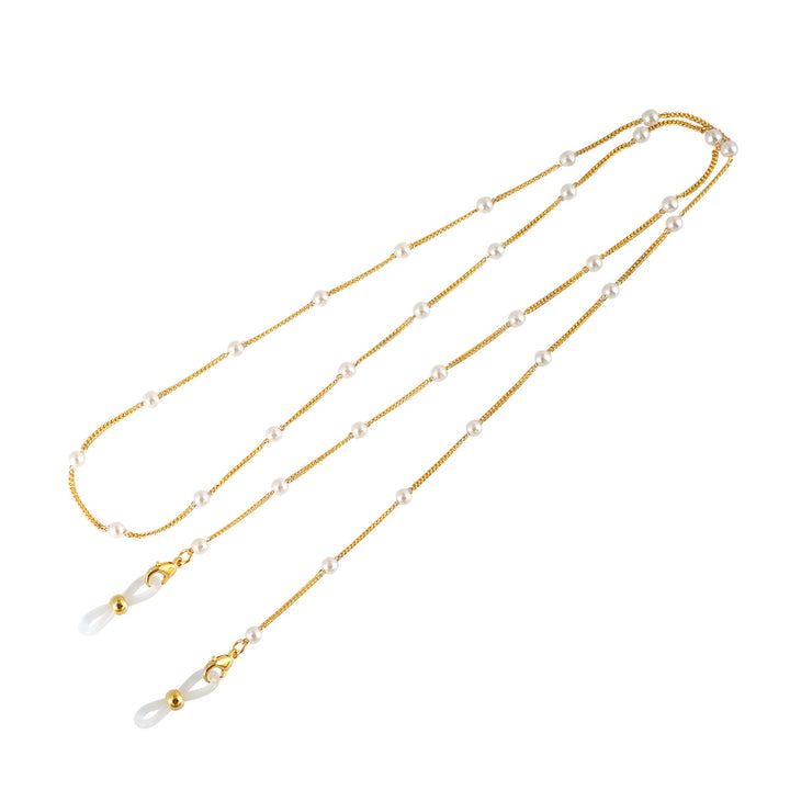 Elegant Pearled Eyewear Holder Kalsten