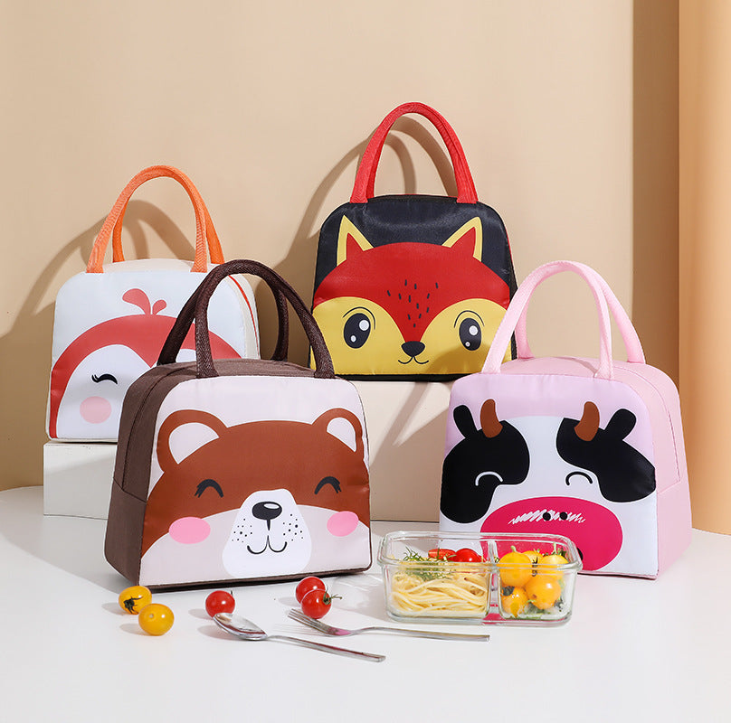 Fun Fox-Themed Insulated Lunch Bag Kalsten