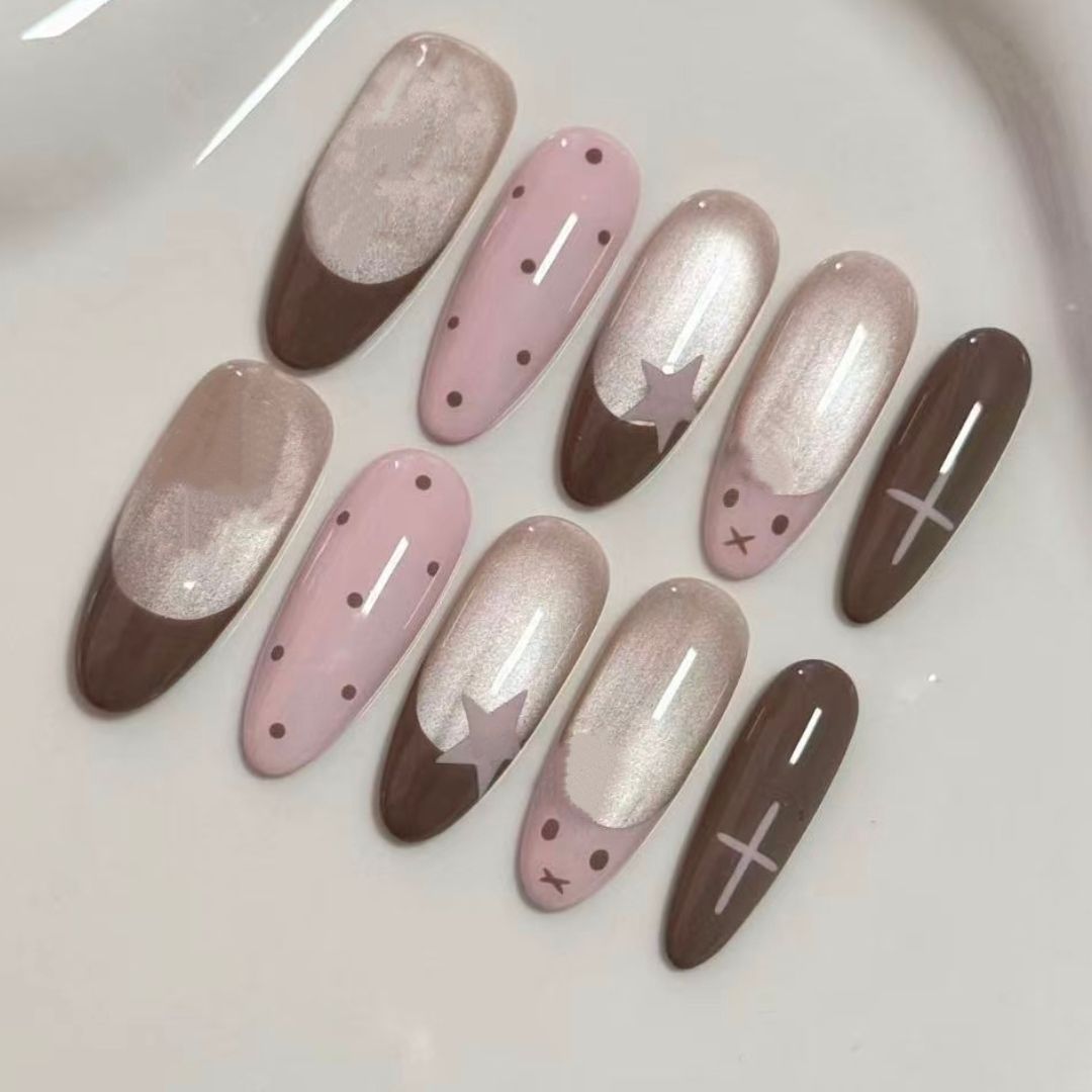 Creative Press-On Nail Set Kalsten