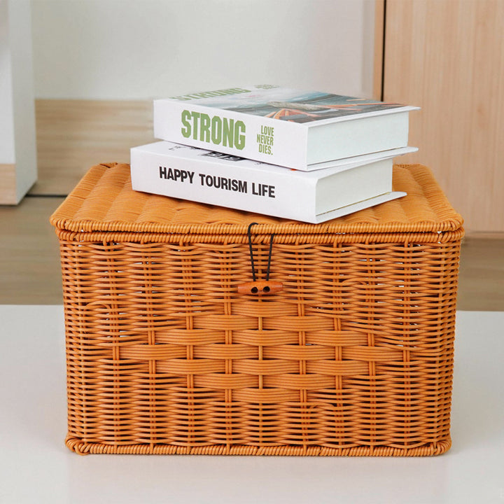 Versatile Natural Woven Storage Chest Kalsten