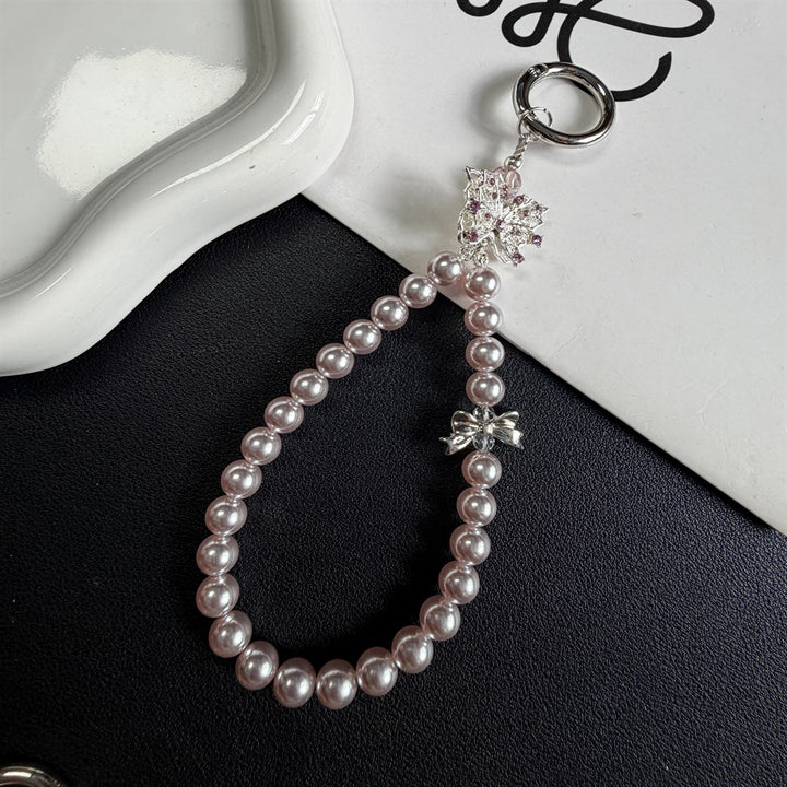 Elegant Pearl Keychain Holder Kalsten