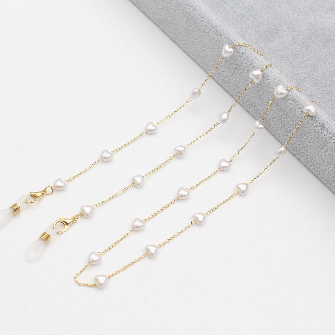 Pearl-Accented Eyewear Chain Kalsten