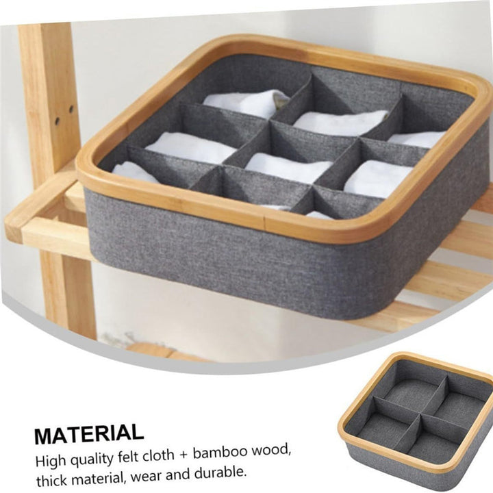 Felt Organizer with Bamboo Frame Kalsten