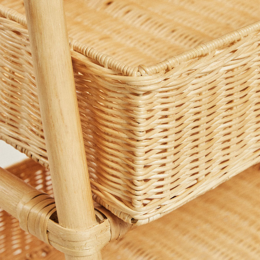 Multi-Tier Woven Storage Rack Kalsten