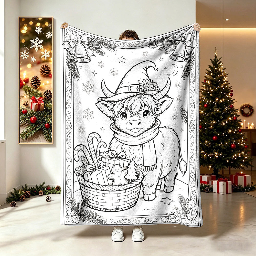 Cozy Artistic Animal Print Blanket