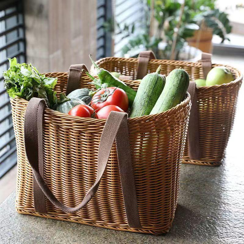 Woven Tote Bag with Reinforced Handles Kalsten