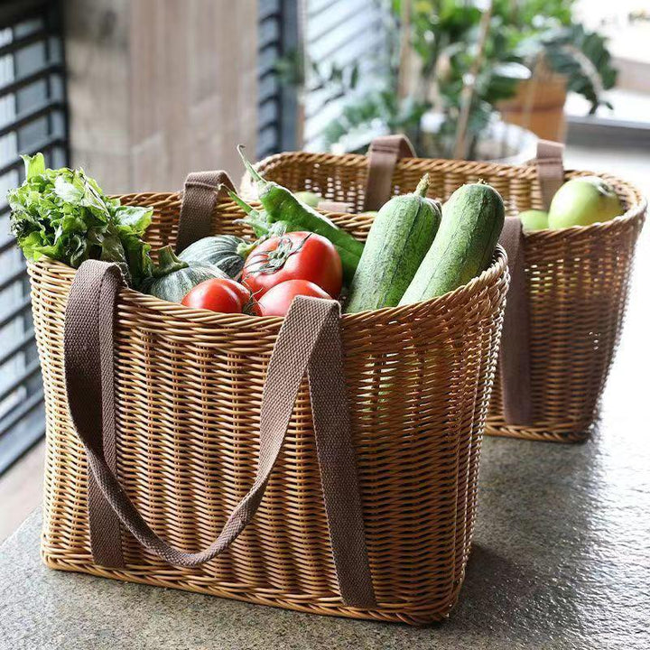 Woven Tote Bag with Reinforced Handles Kalsten