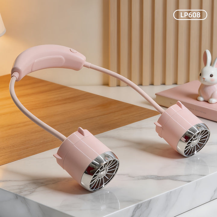Ladies Portable Neck Fan with Flexible Use Kalsten
