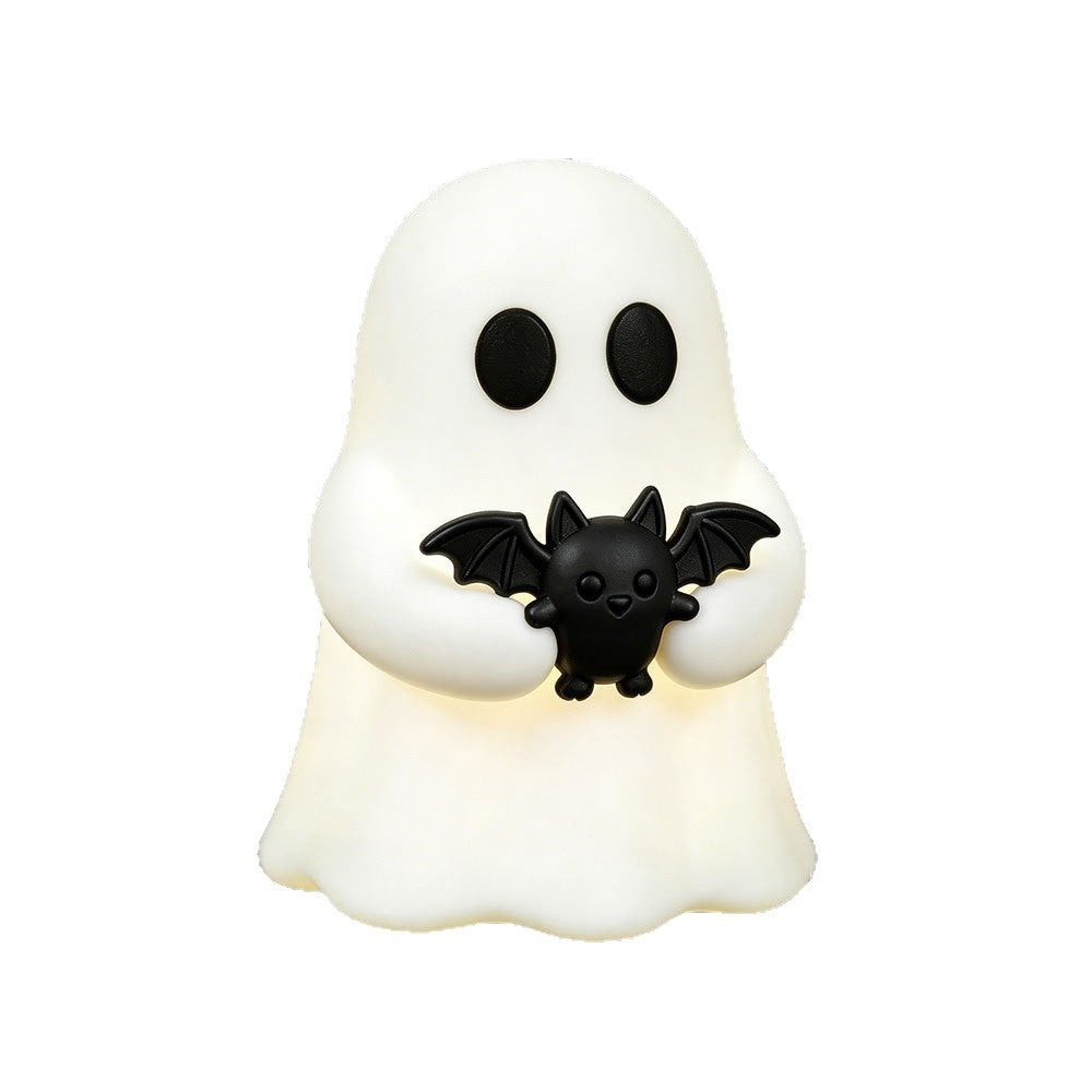 Cute silicone cable protector figure ghost with bat design
