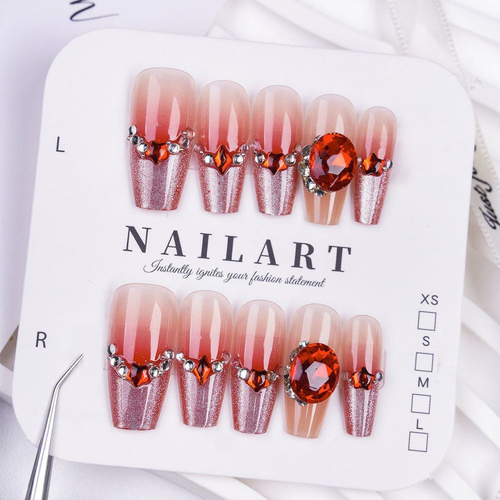Creative Thematic Press-On Nail Set Kalsten