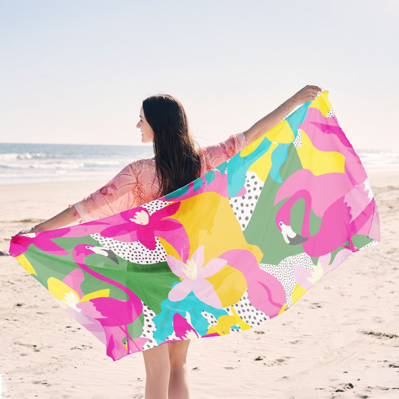 light beach towel with creative jellyfish design Kalsten