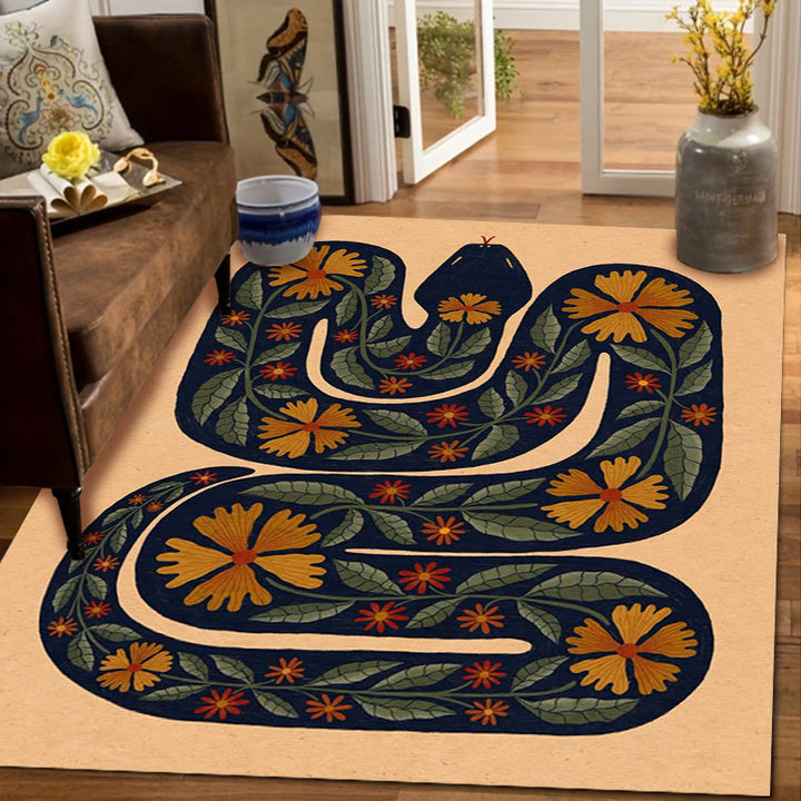 Artistic African Map Area Rug Kalsten
