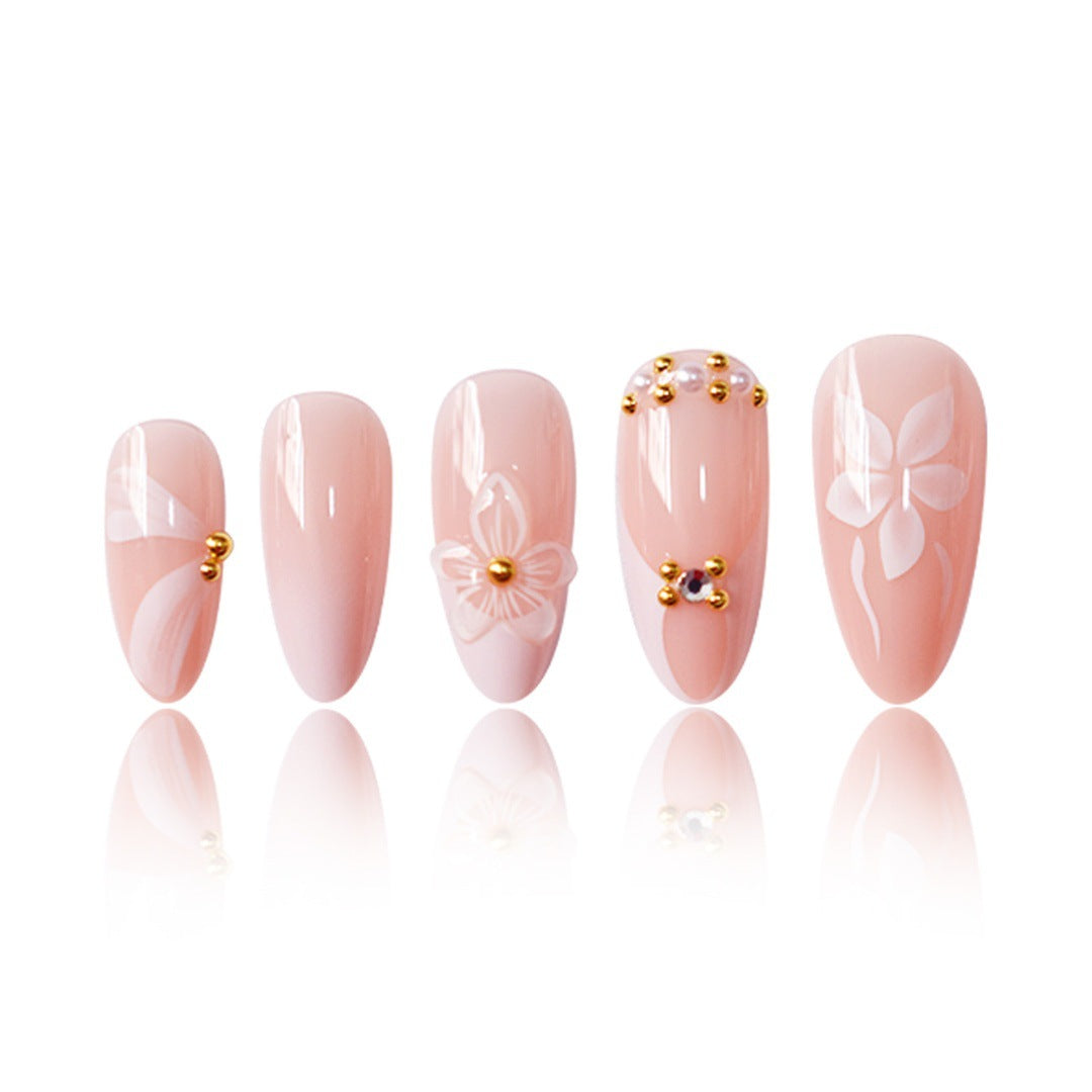 Decorative Floral Press-On Nail Extensions Kalsten 1787913948