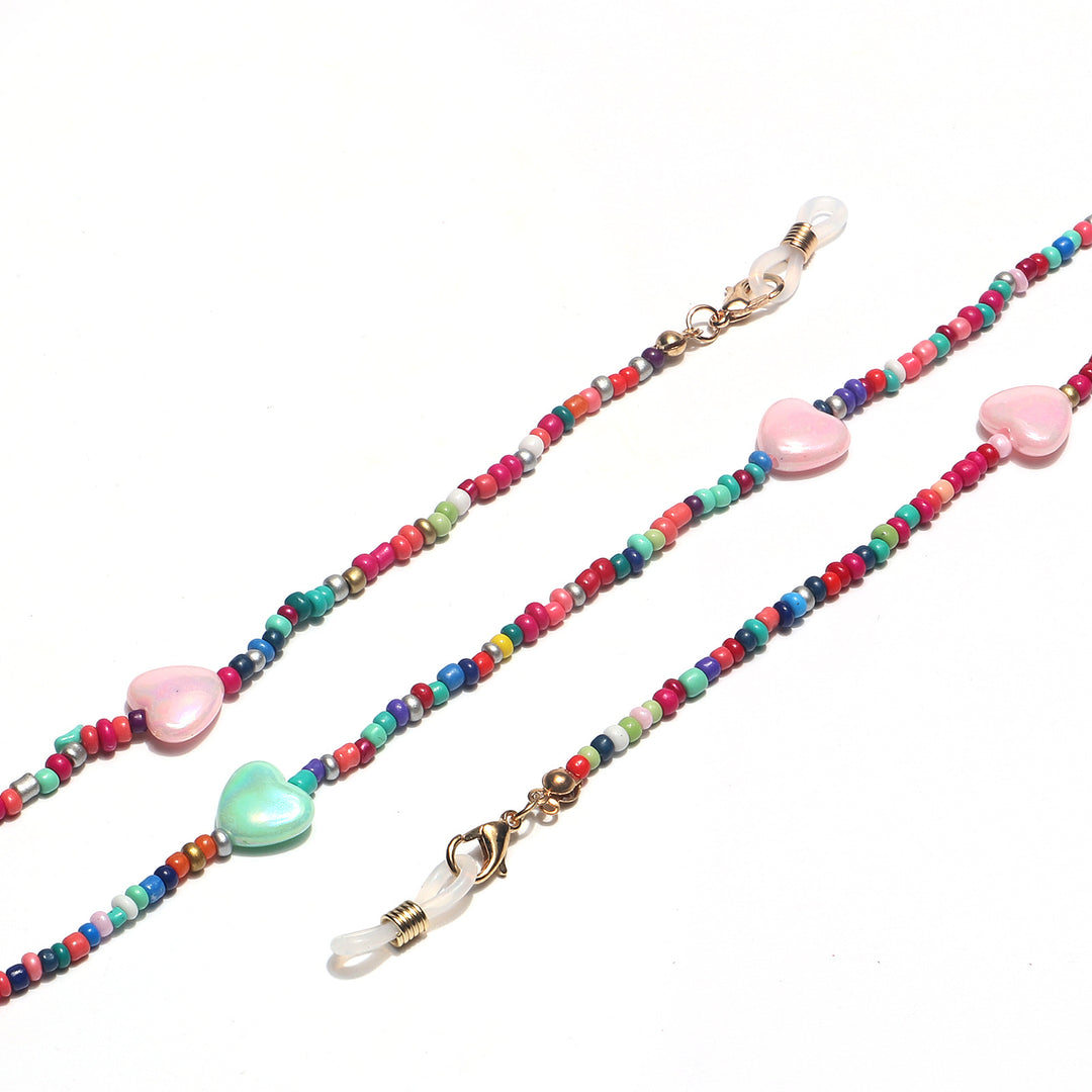Colorful Floral Beaded Eyewear Holder Kalsten