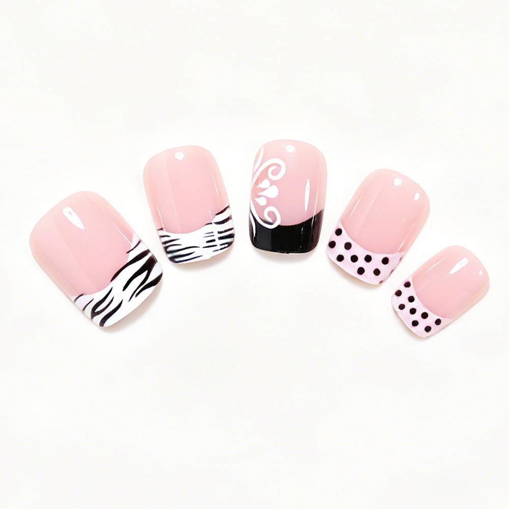 Artistic French Tip Nail Art Kalsten