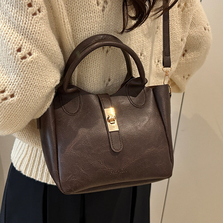 Elegant Structured Handheld Satchel