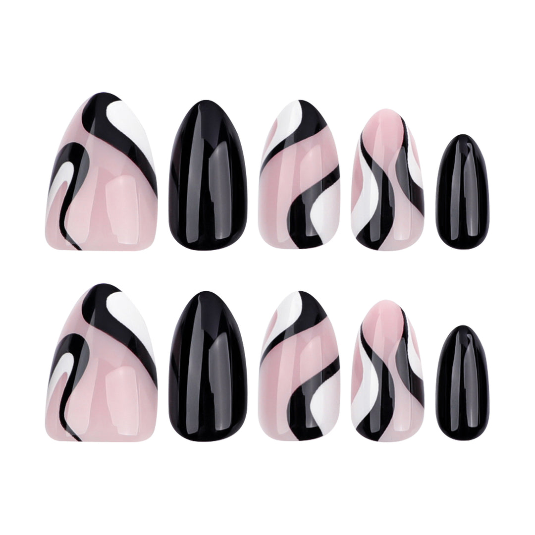 Artificial press-on nails with unique design Kalsten