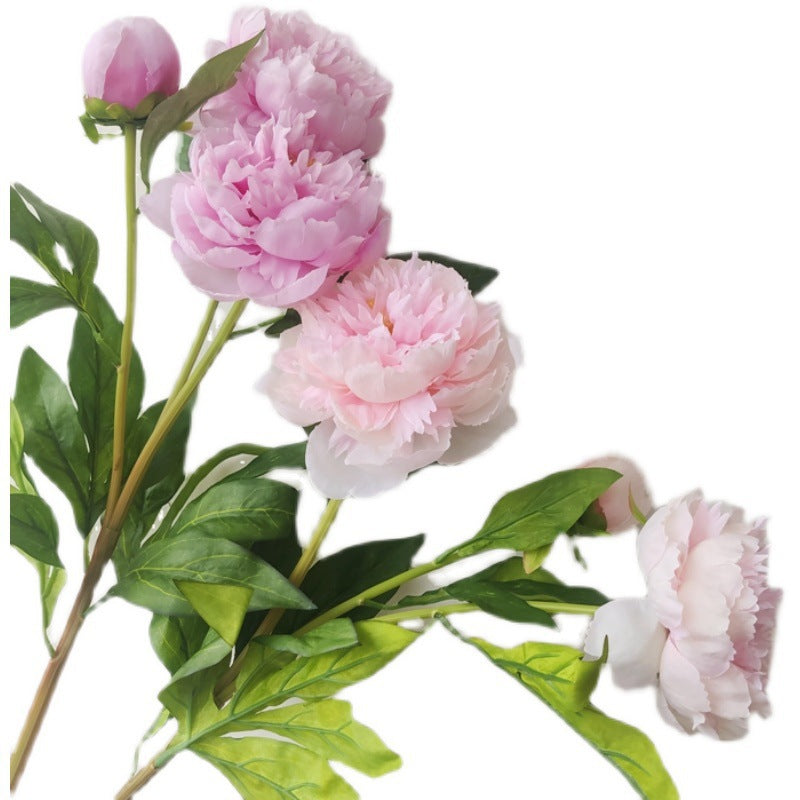 Faux Peony Floral Stem