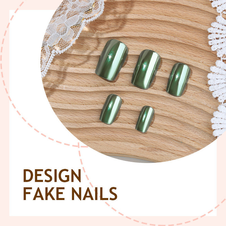 Artificial Nail Set with Elegant, Glossy Design Kalsten