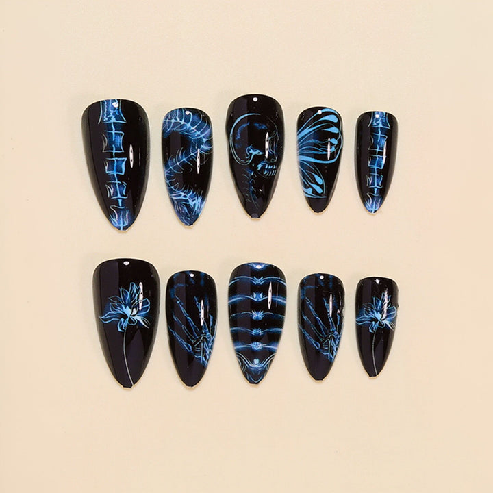 Artistic Stiletto Press-On Nail Art Set Kalsten