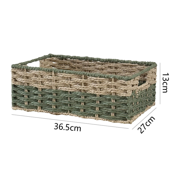 Handcrafted storage basket made of natural material Kalsten