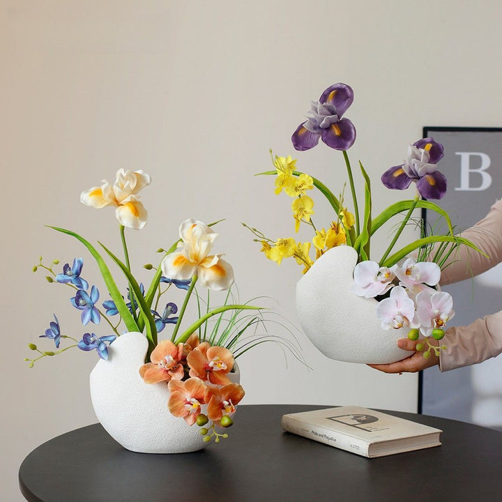 Modern Ceramic Floral Arrangement