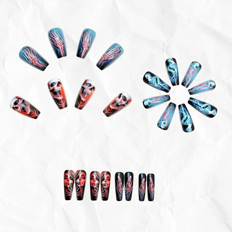 Artificial nails with Halloween motifs Kalsten