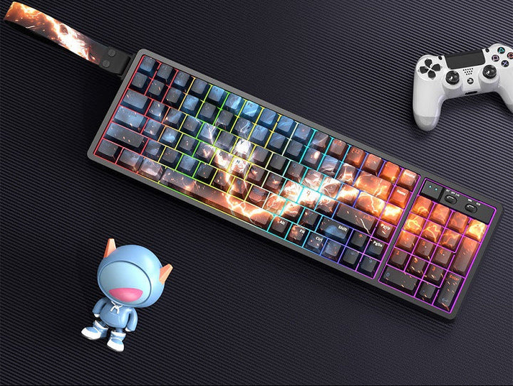Customizable RGB Gaming Keyboard with Artistic Keycaps Kalsten