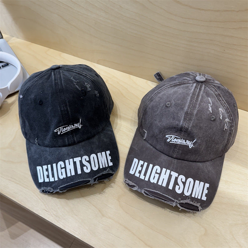 Men's Distressed Casual Cotton Cap Kalsten