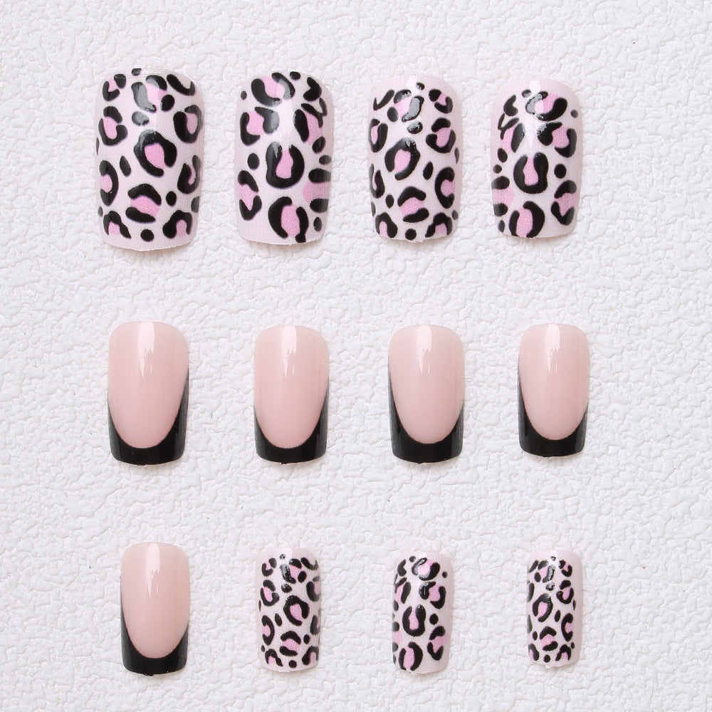 Trendy Animal Print Press-On Nails Kalsten