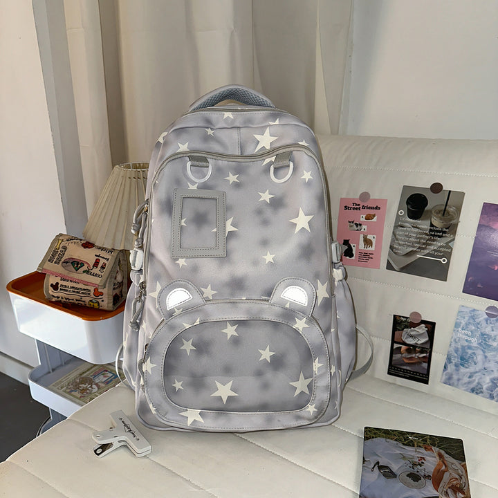 Backpack with Cute Applications and Thoughtful Storage Kalsten