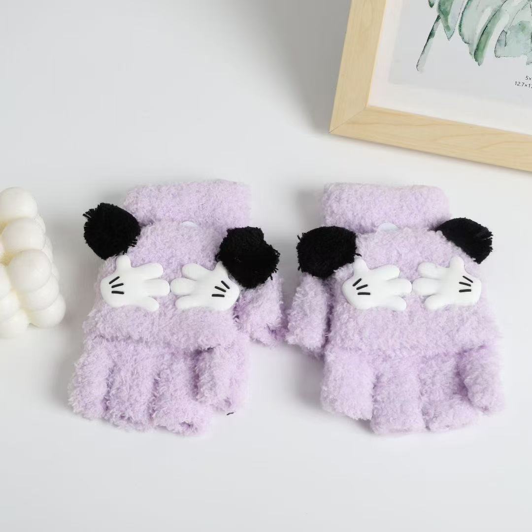 Cute Animal-Themed Fingerless Gloves Kalsten