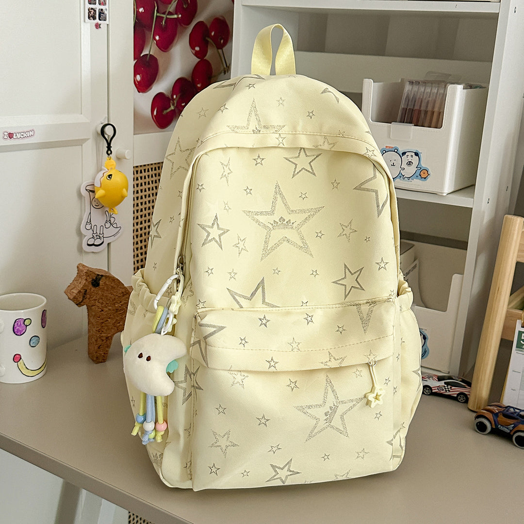 Casual Star-Embellished Backpack Kalsten 1791205374