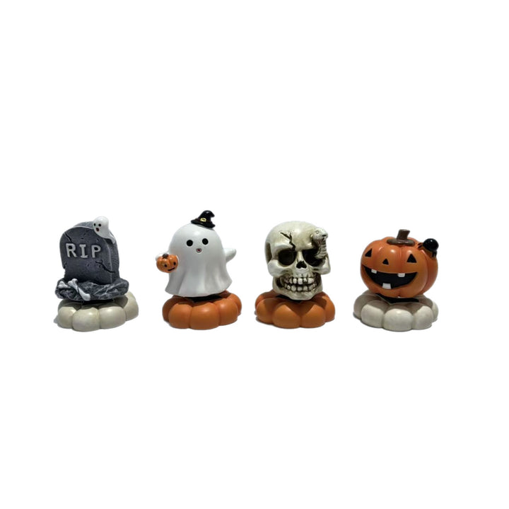 Decorative grave stone figure with ghost Kalsten