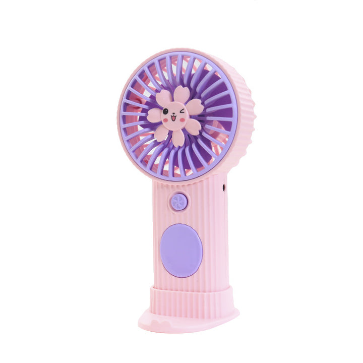 Women's Portable Hand Fan with Floral Design Kalsten