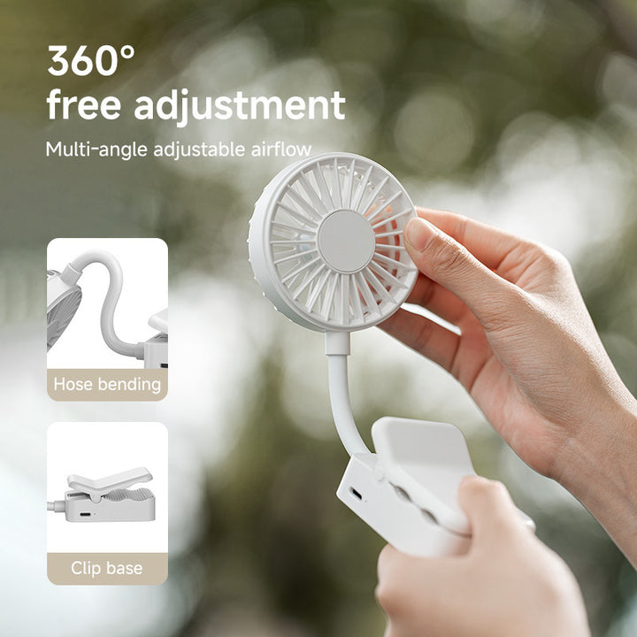Ladies portable clip fan with flexibility Kalsten