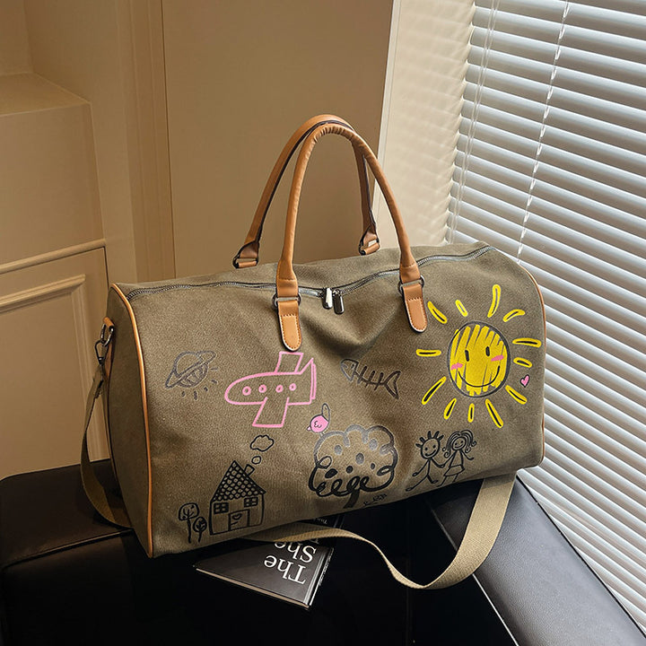 Artistic Doodle Travel Duffle Bag Kalsten