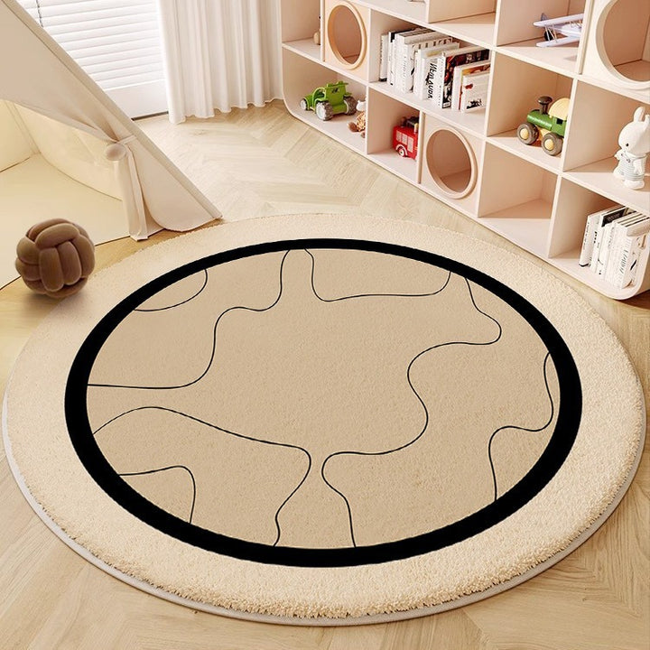 Abstract Circular Area Rug Kalsten