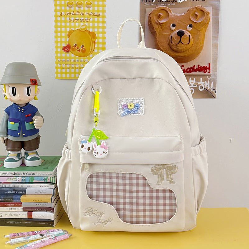 Trendy Graphic Print Backpack