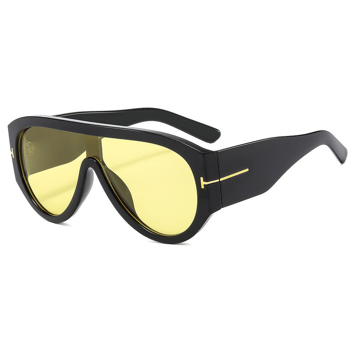 Bold Shield Sunglasses with Statement Design Kalsten