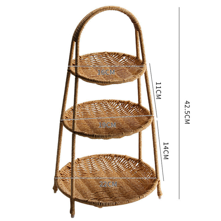 Handcrafted Woven Serving Basket Kalsten