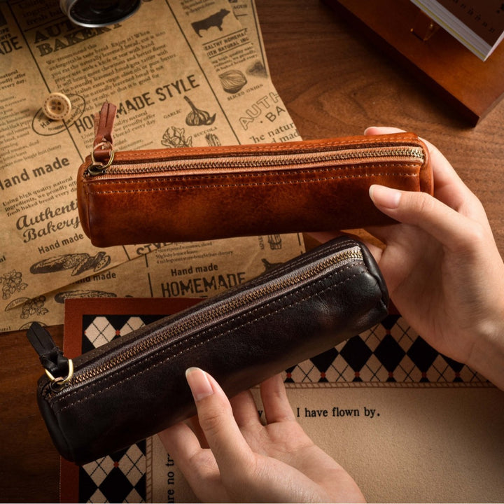 Premium Leather Pencil Case