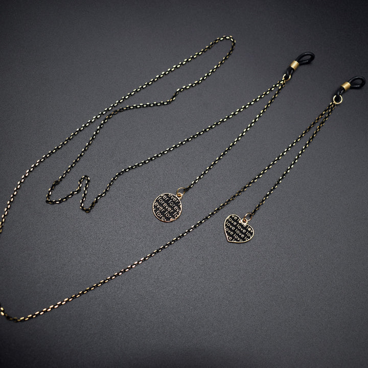 Elegant Heart Pendant Eyewear Chain Kalsten