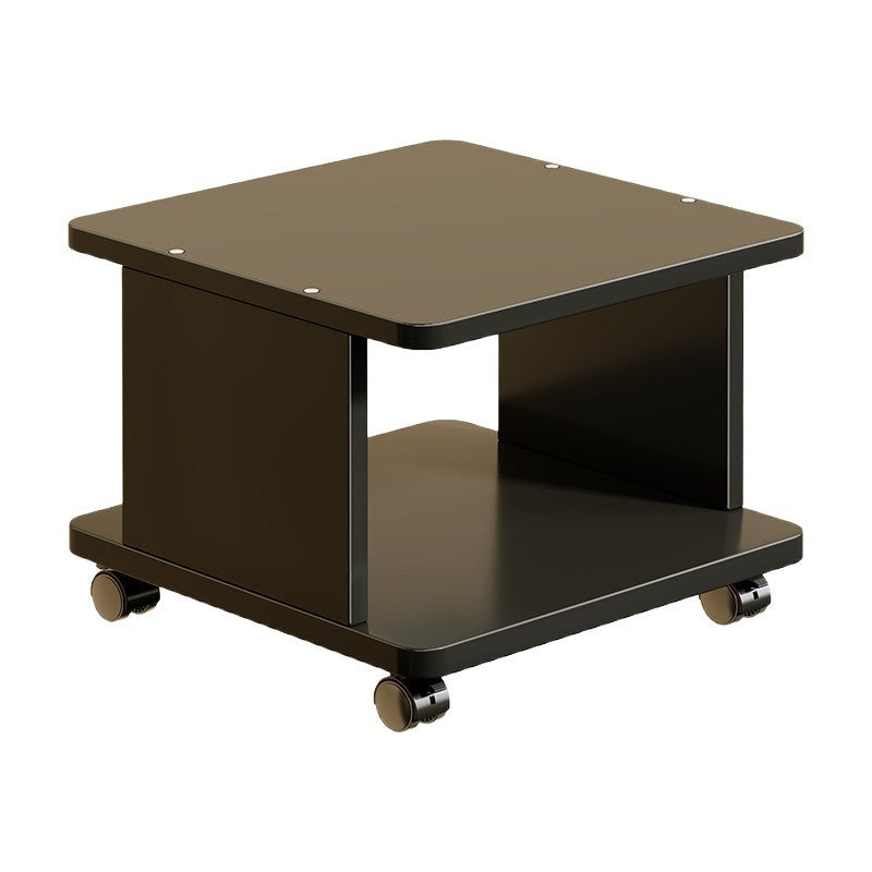 Mobile Printer Stand with Locking Casters and Under-shelf Organizer