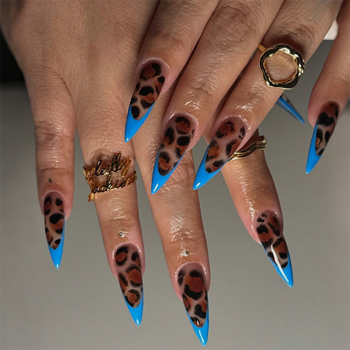 Trendy Animal Print Press-On Nail Set Kalsten