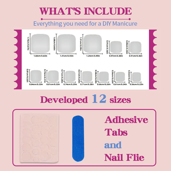 Nail art set with elegant embellishments Kalsten