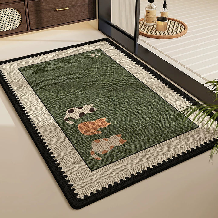 Playful Cartoon Pet Area Rug Kalsten